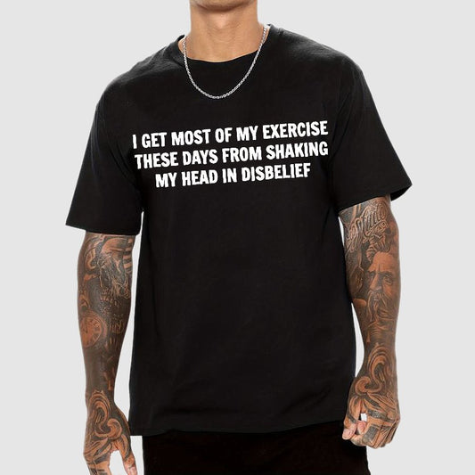 Shaking My Head Sarcastic Geek T-Shirt