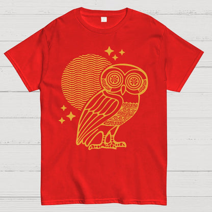 Ancient Greek Owl Geek T-Shirt