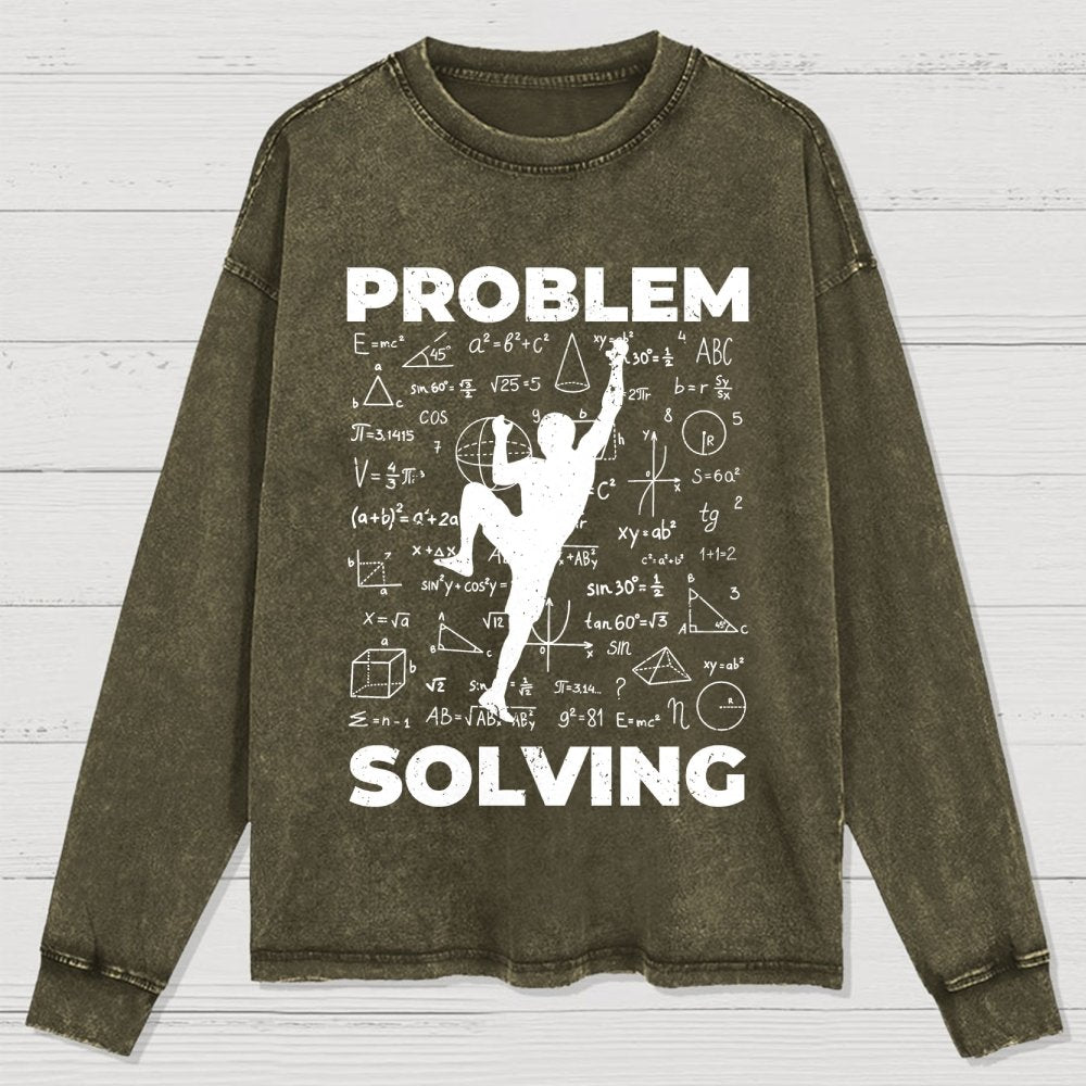 PROBLEM SOLVING Washed Long Sleeve Tee