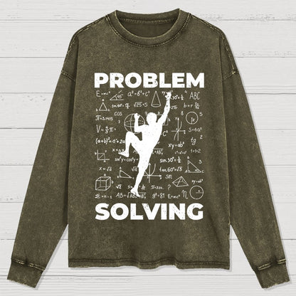 PROBLEM SOLVING Washed Long Sleeve Tee