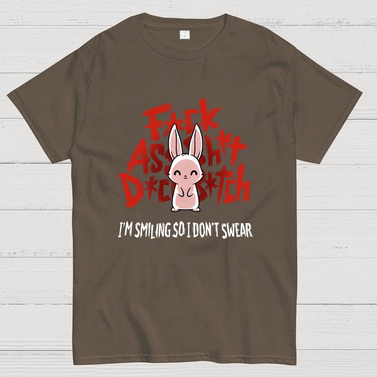 I‘m Smiling So I Don't Swear Geek T-Shirt