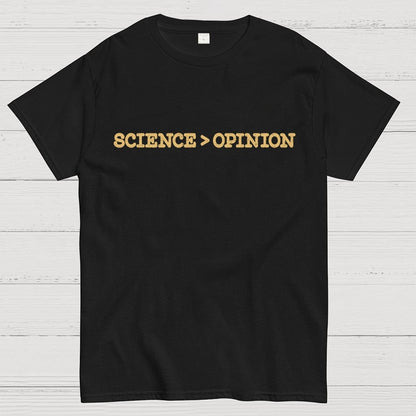 Science vs Opinion Geek T-Shirt