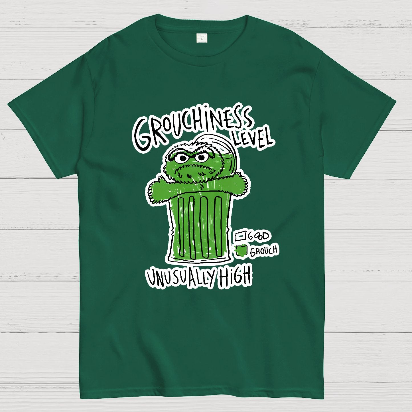 Grouchiness Level Geek T-Shirt