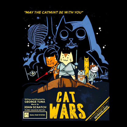 Cat Wars��Revenge of The Dog Geeky T-Shirt