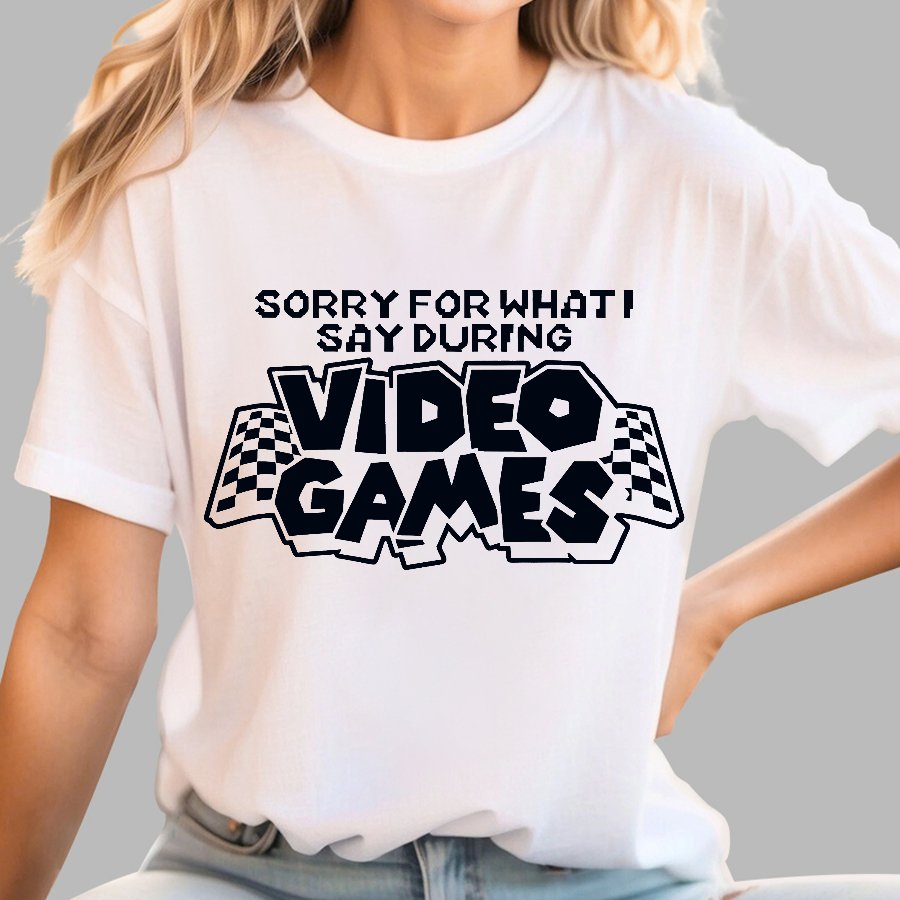 Sorry Video Games Geek T-Shirt