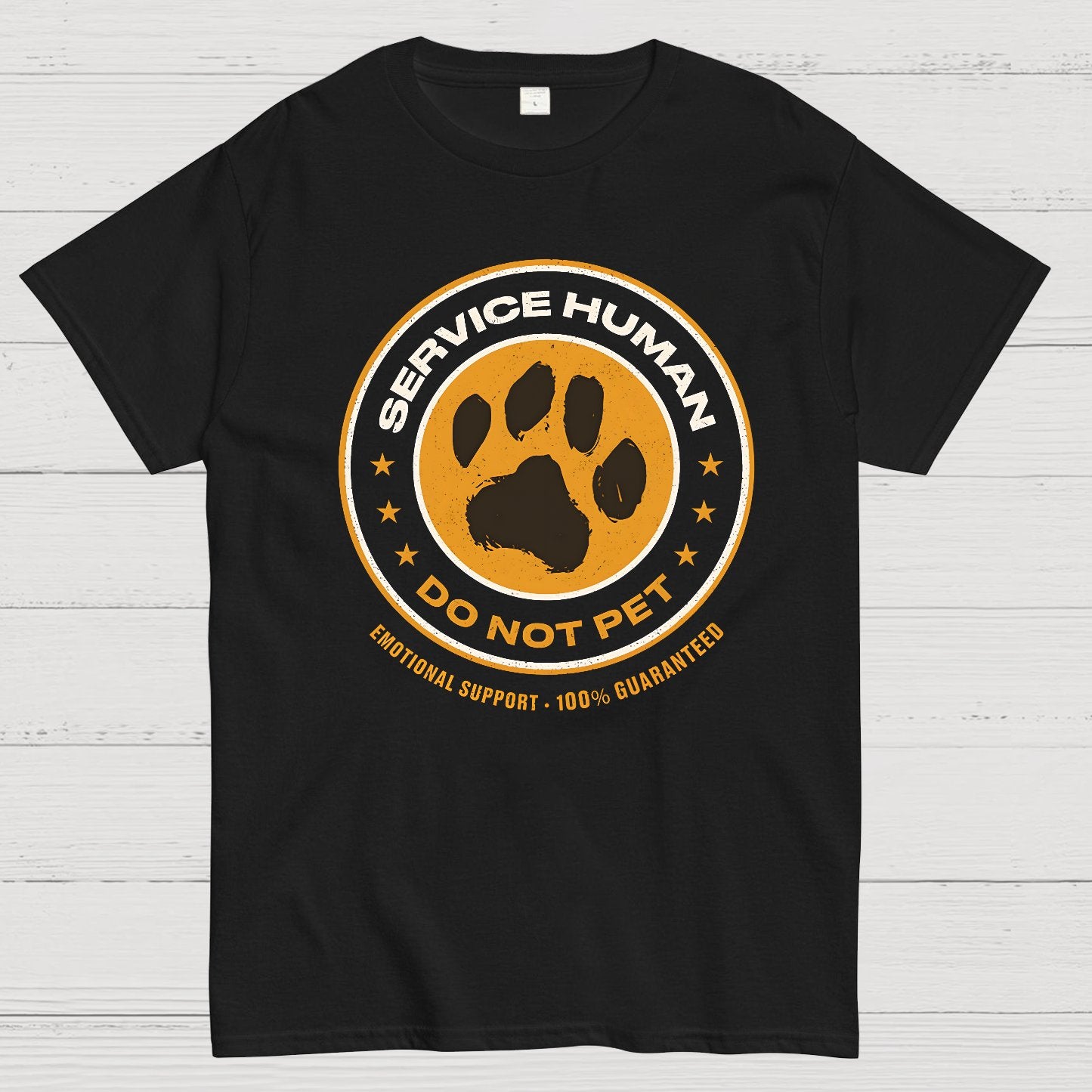 Service Human Do Not Pet Geek T-Shirt