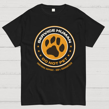 Service Human Do Not Pet Geek T-Shirt