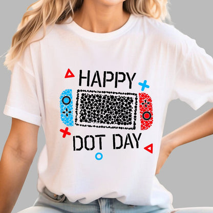 Happy International Dot Day Game Controller Geek T-Shirt