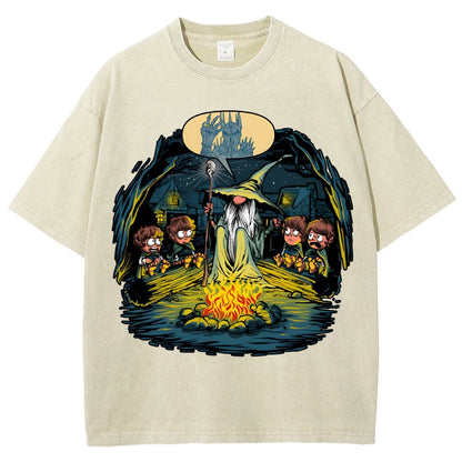 Beware of the Dark One Vintage Distressed T-shirt