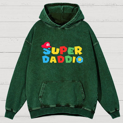 Super Daddio Vintage Distressed Hoodie