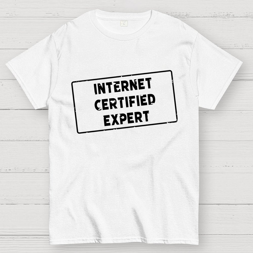Internet Certified Expert Geek T-Shirt