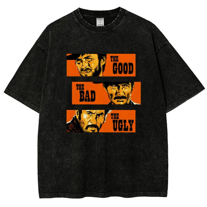 The Good The Bad The Ugly Vintage Distressed T-shirt
