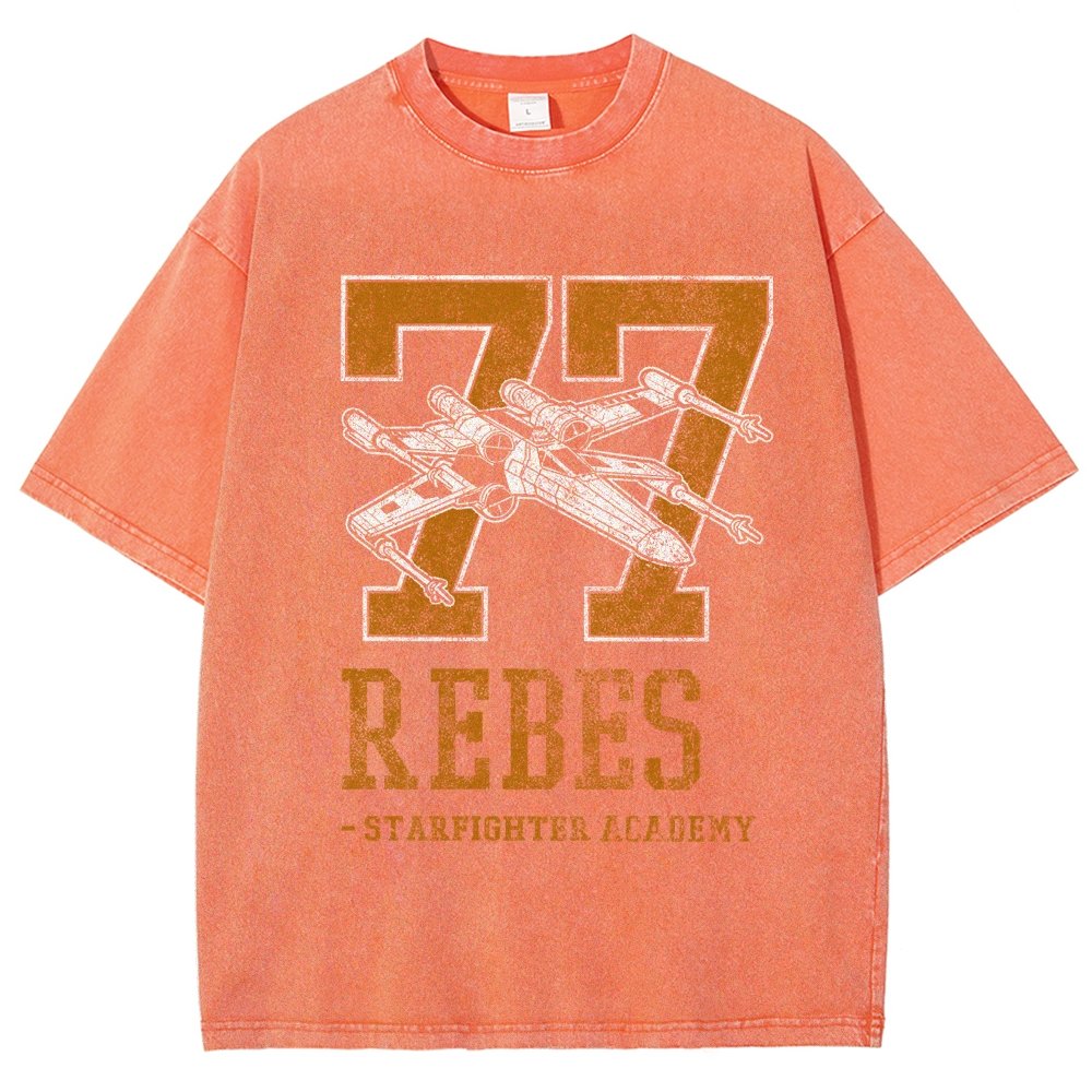 Galactic Fighter Academy Vintage Distressed T-shirt