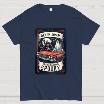 Get In Loser We're Getting Spooky Tarot Card Halloween T-Shirt