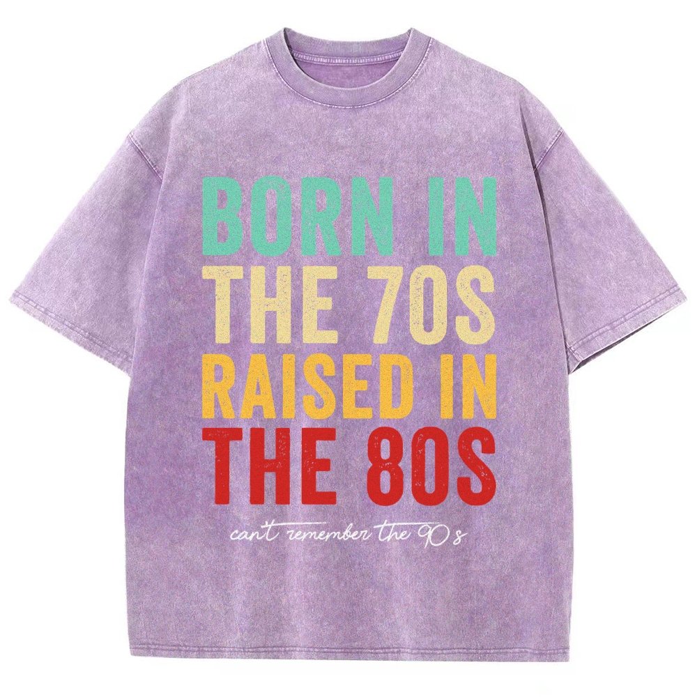 Raised In The 80s Vintage Distressed T-shirt