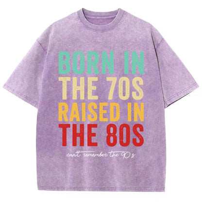 Raised In The 80s Vintage Distressed T-shirt