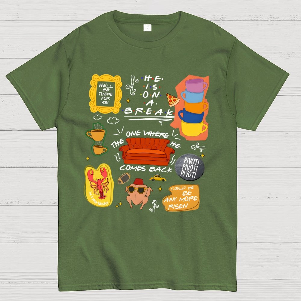 The one where he comes back Funny Easter Geek T-Shirt