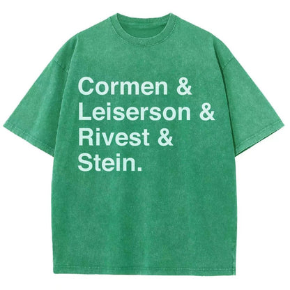 CLRS Algorithms Vintage Distressed T-shirt