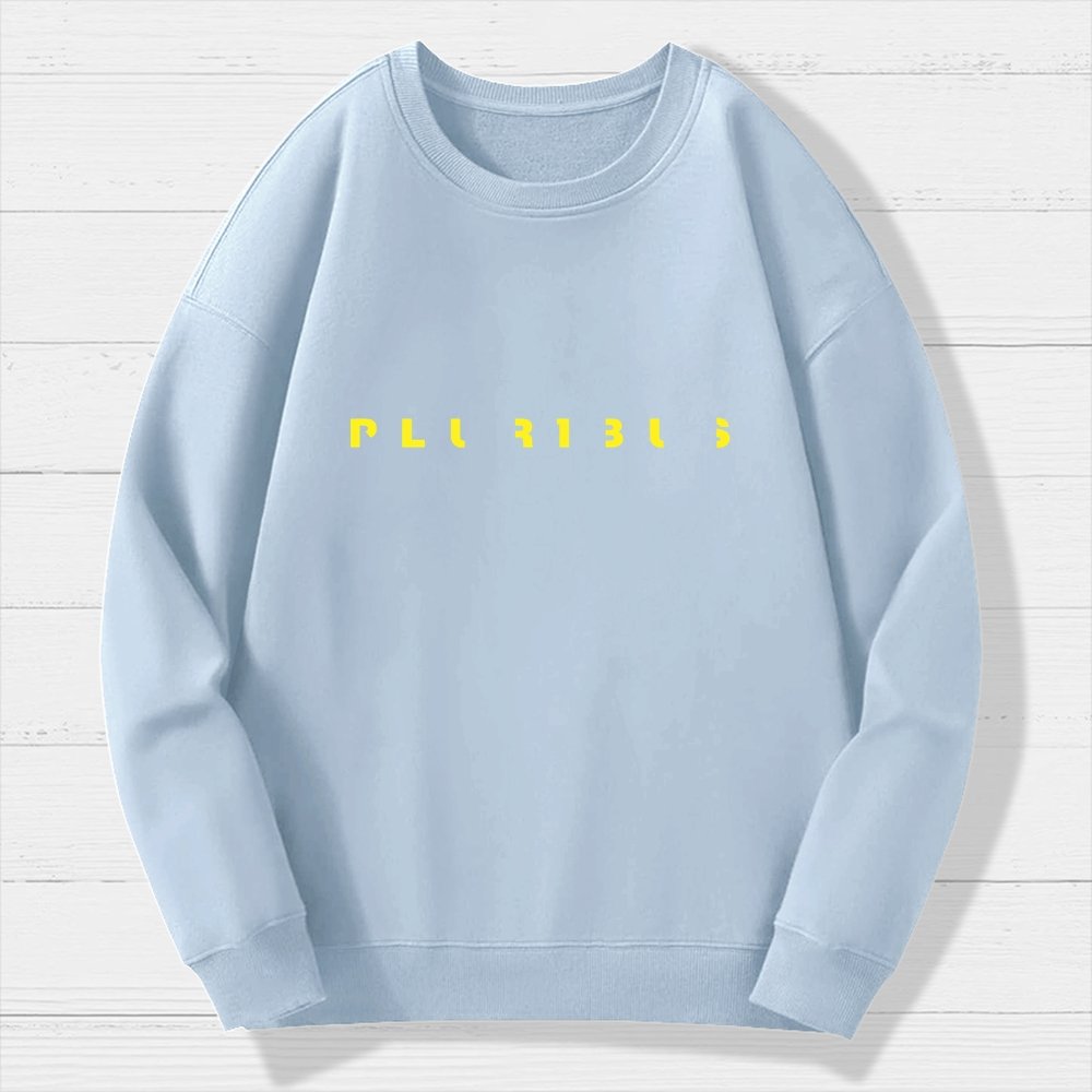 Pluribus Extraterrestrial Minimal Geek Cotton Sweatshirt
