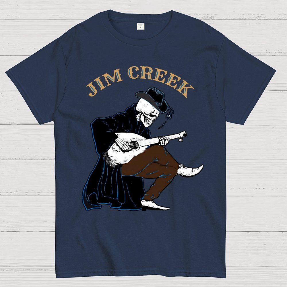 Jim Creek, Skeleton Play Guitar Unisex Geek T-Shirt