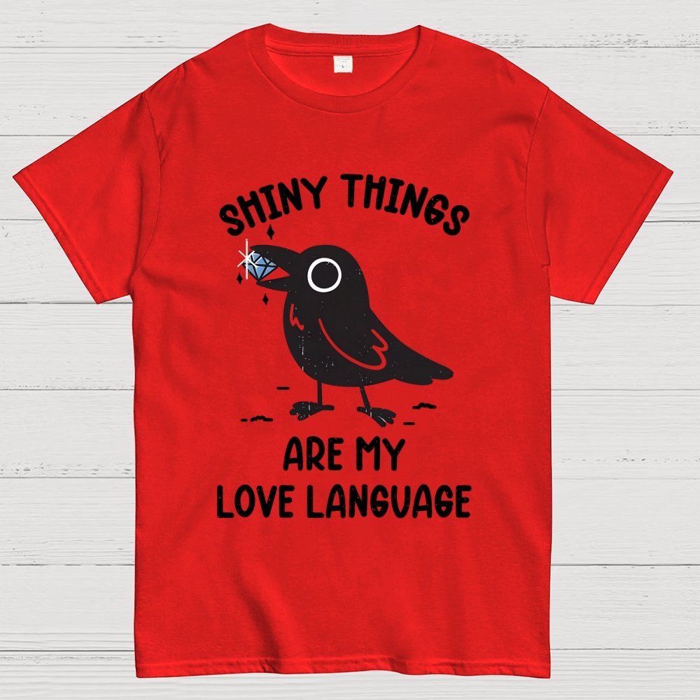 Crow Love Shiny Geek T-Shirt