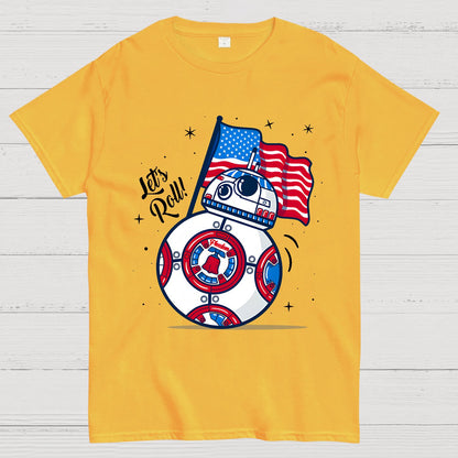 Red, White, and BB-Blue Geek T-Shirt