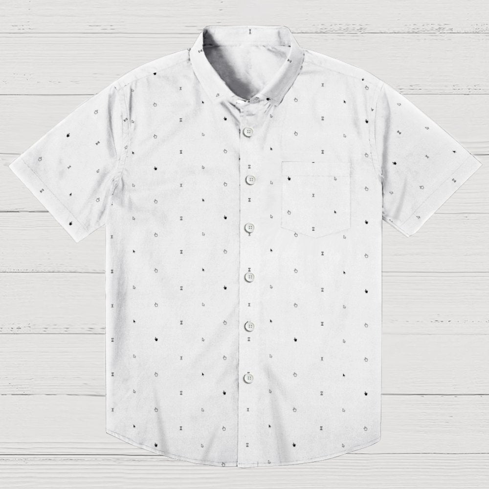 Mouse White Geeky Shirt