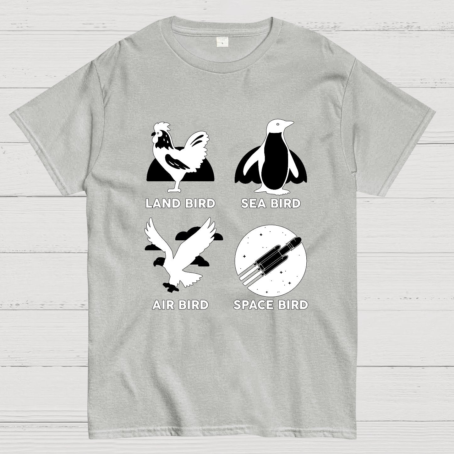 Bird Types Funny Geeky T-Shirt