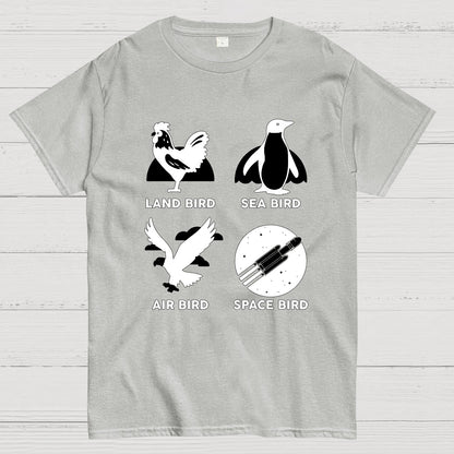 Bird Types Funny Geeky T-Shirt
