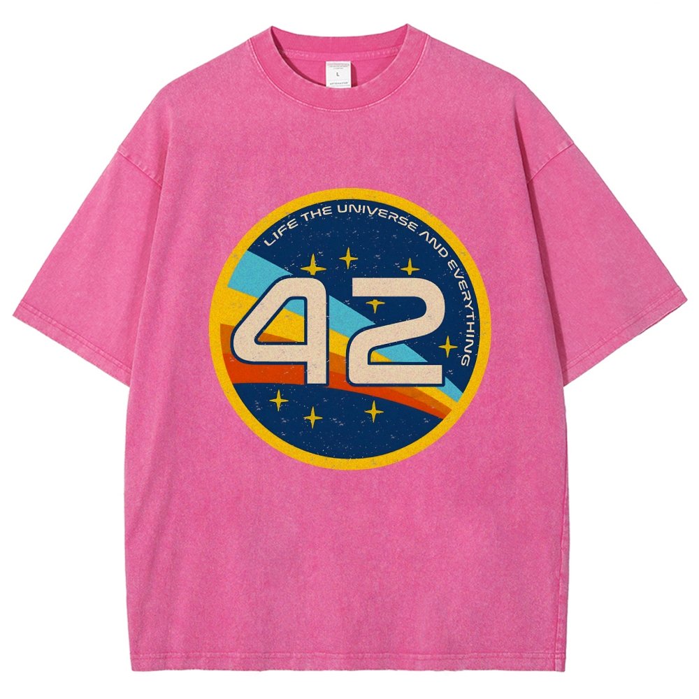 42 The Answer Of Everything Vintage Distressed T-shirt
