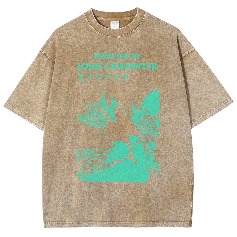 Directed by John Carpenter  Vintage Distressed T-shirt