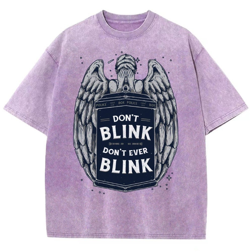 Don't Blink Vintage Distressed T-shirt