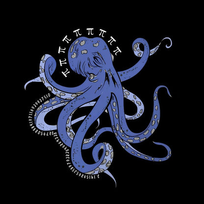Funny Pi Day Octopus Geeky T-Shirt