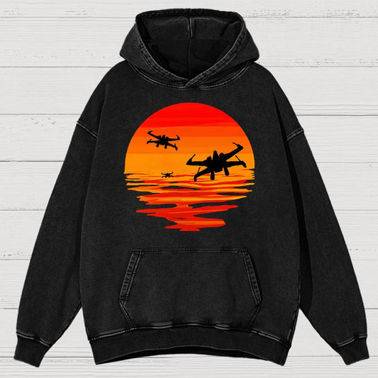 Geek Vintage Distressed Hoodie