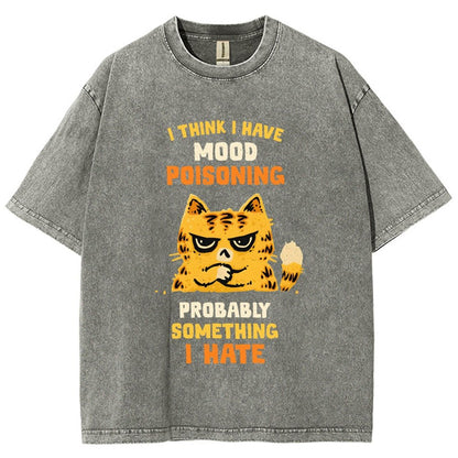 A Bad Case Of Mood Poisoning Vintage Distressed T-shirt