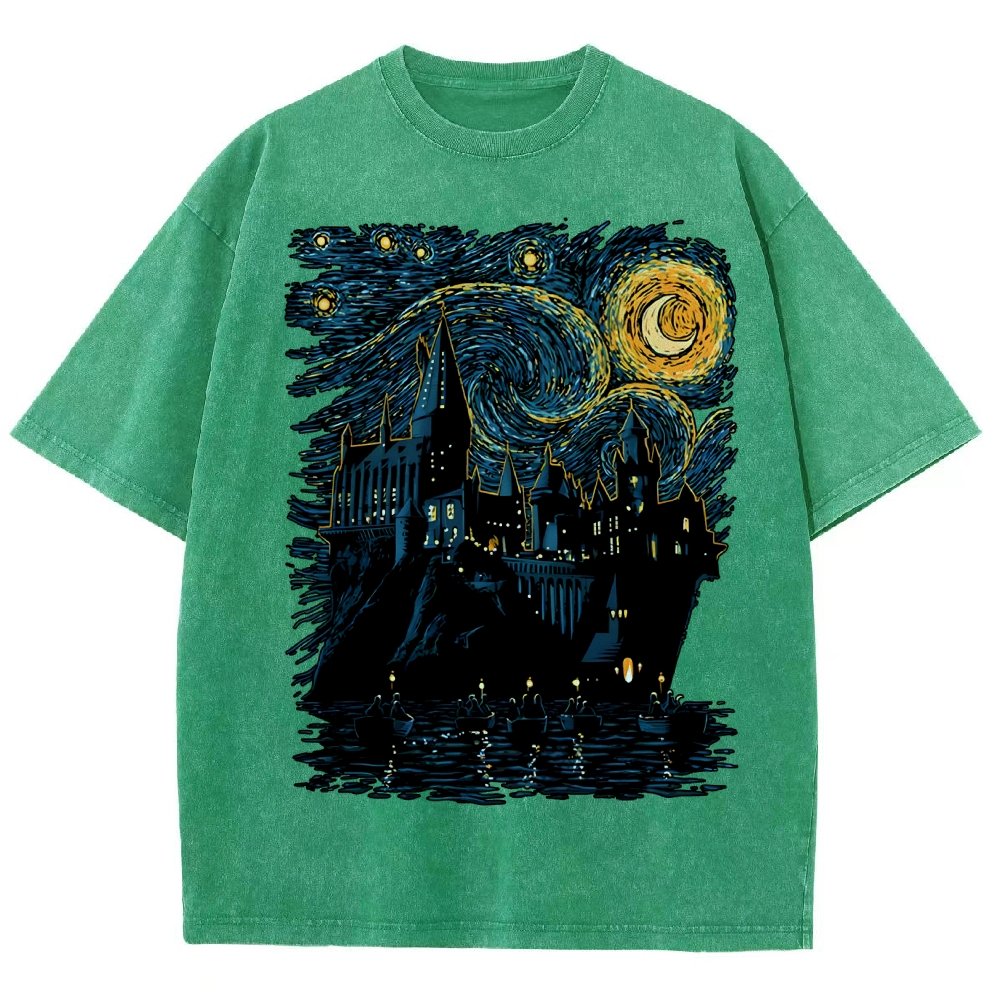 Starry School Vintage Distressed T-shirt