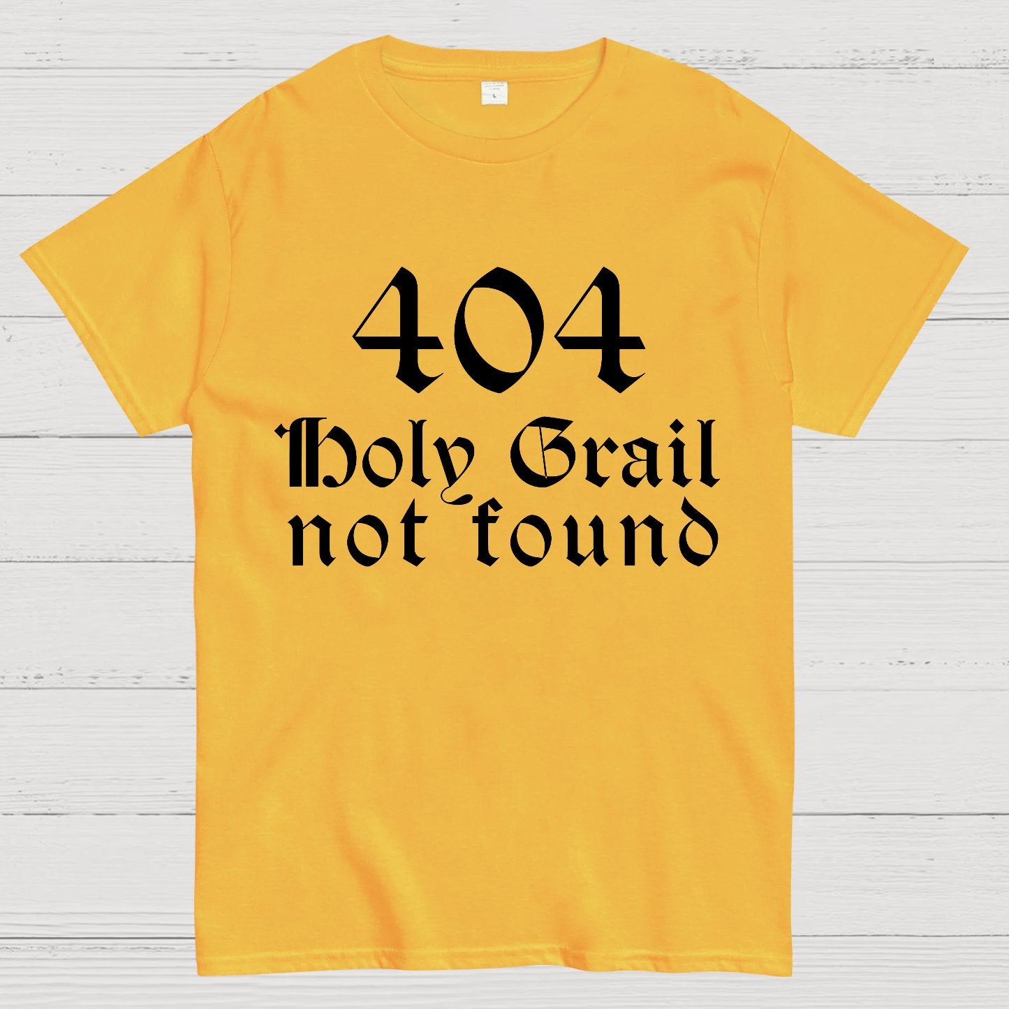 Holy Grail Not Found Geek T-Shirt