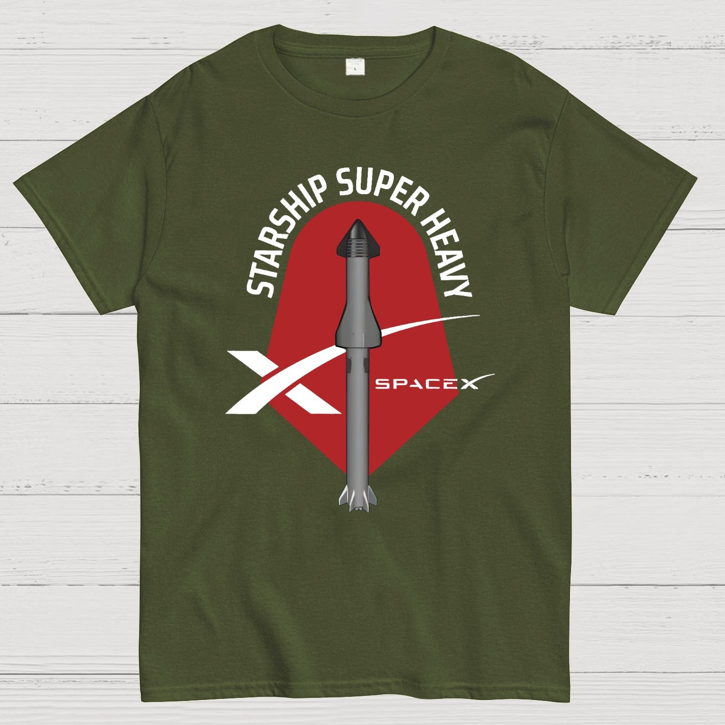 SpaceX Starship Rocket Geek T-Shirt