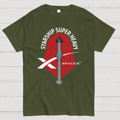 SpaceX Starship Rocket Geek T-Shirt