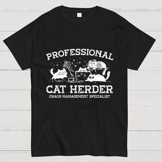 Professional Cat Herder Geek T-Shirt