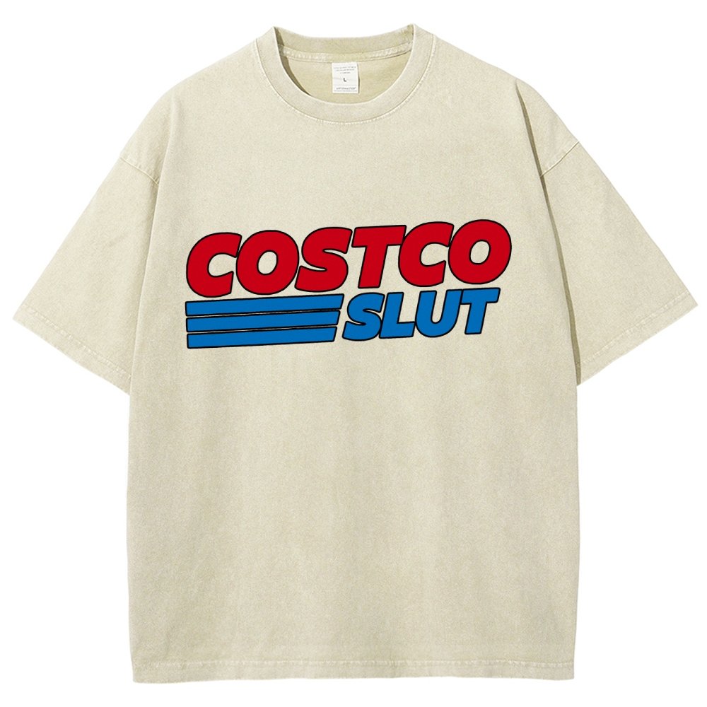 Costco Slut Vintage Distressed T-shirt