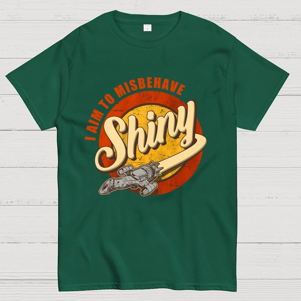 Shiny I Aim to Misbehave Geek T-Shirt 2509001385
