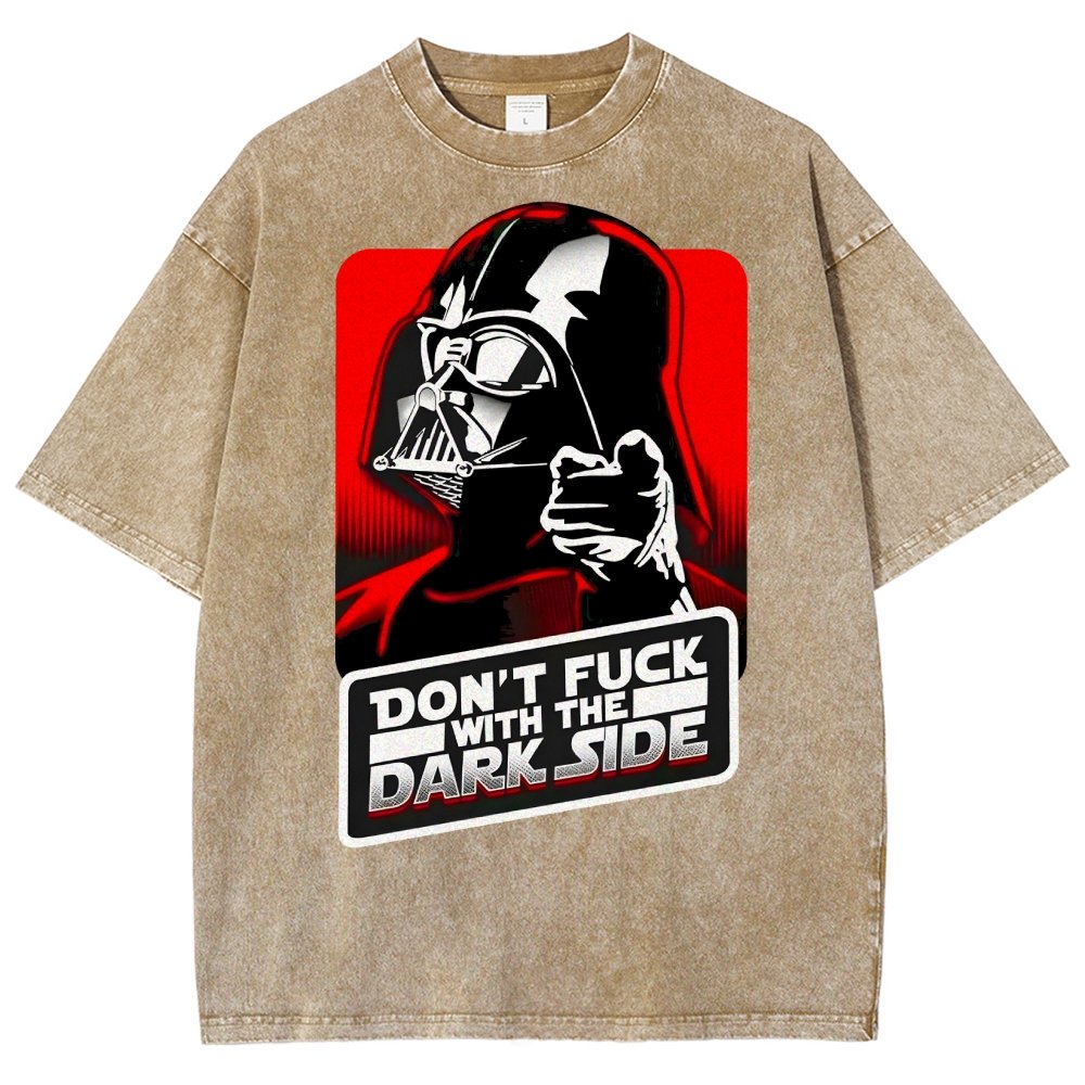 Dark Power Vintage Distressed T-shirt