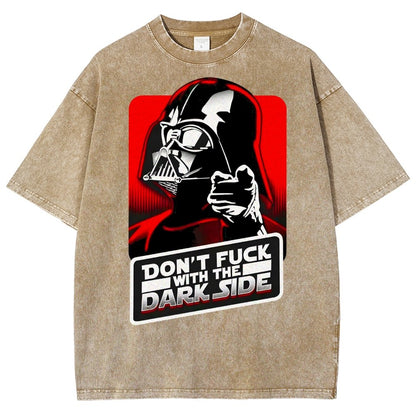 Dark Power Vintage Distressed T-shirt