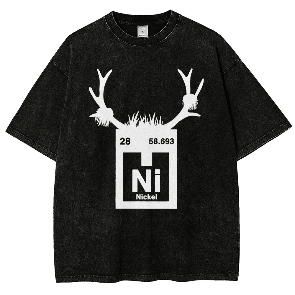 Ni Element Vintage Distressed T-shirt