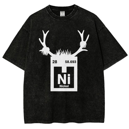 Ni Element Vintage Distressed T-shirt