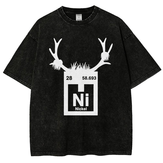 Ni Element Vintage Distressed T-shirt