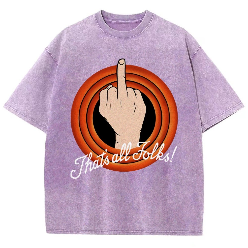 That's All Folks Vintage Distressed T-shirt