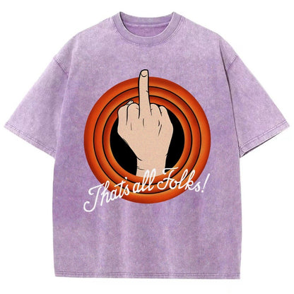 That's All Folks Vintage Distressed T-shirt