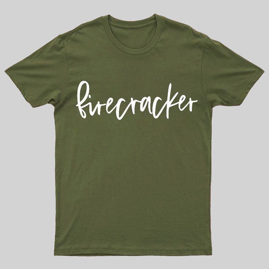 Firecracker 4th Of July Geeky T-Shirt